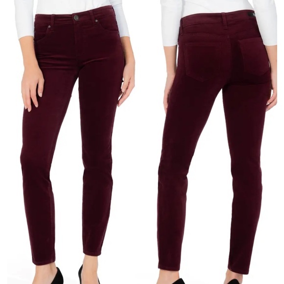 KUT FROM THE KLOTH Diana Stretch Corduroy Skinny Pants NEW - Picture 1 of 1
